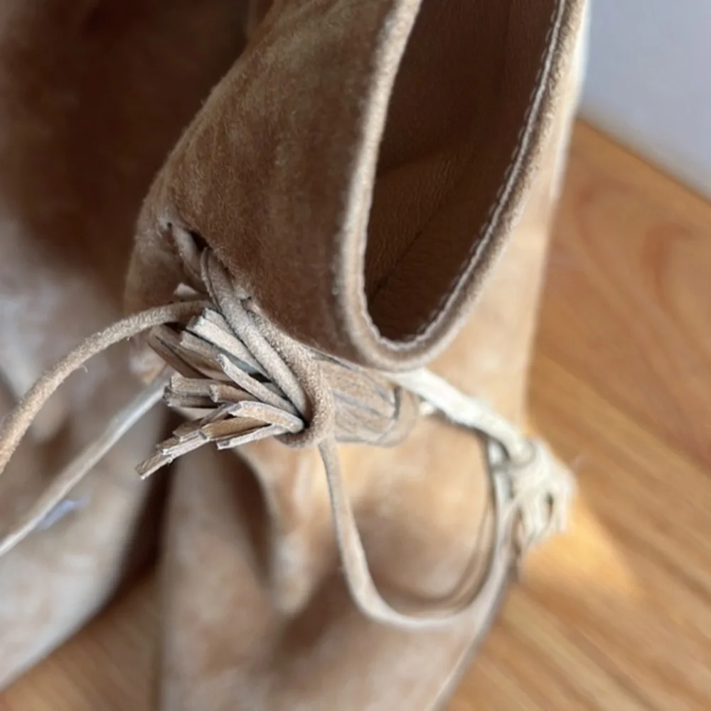 AQUAZZURA Sartorial 95 suede ankle boots - used